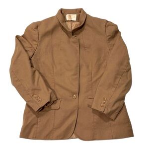 Vintage Pendleton beige 100% virgin wool Blazer -‎ 10